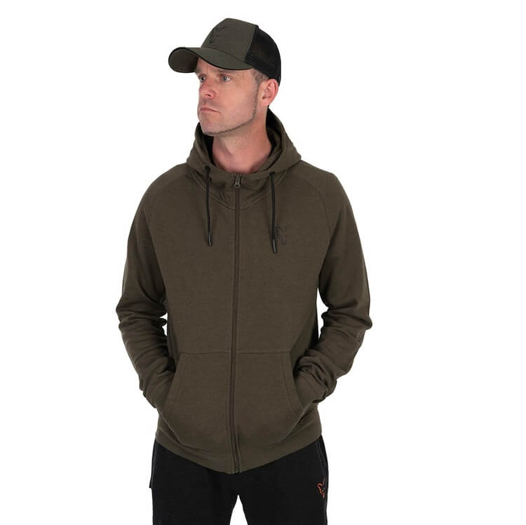 Sudadera Fox Collection LW Verde y Negra