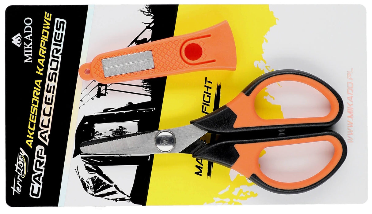 Tijeras for braid line with sharpener Mikado 1