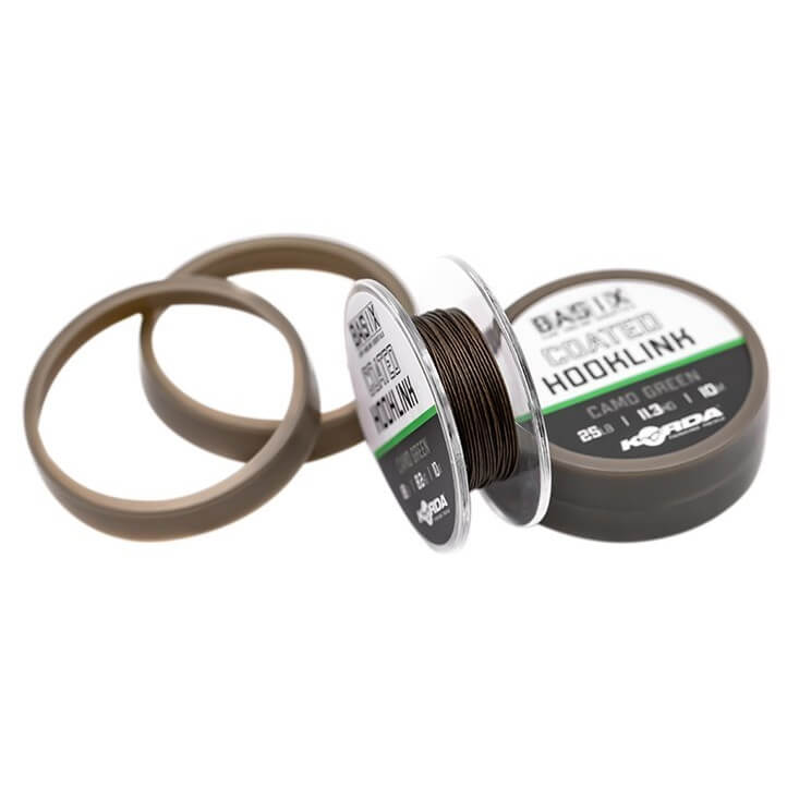 Trenzado Korda Basix Coated Camo Verde 1