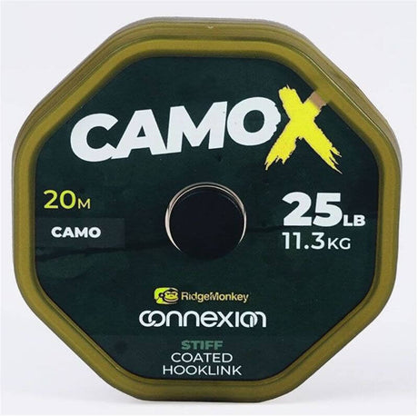 Trenzado Ridge Monkey CamoX Stiff Coated 25Ib 20m