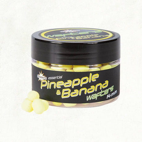 Wafters Dumbells Dynamite Baits Fluoro Pina Banana 14 mm