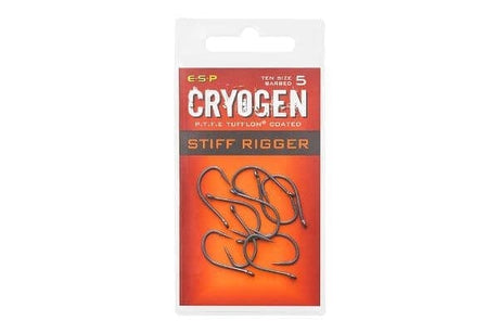 Anzuelos ESP Cryogen Stiff Rigger - Tienda Carpfishing