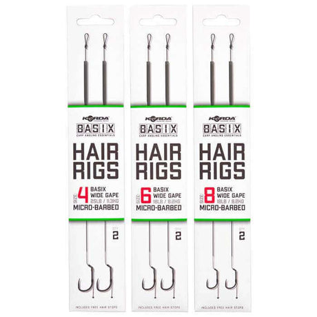 Anzuelos montados Korda Wide Gape Micro - Barbed 6 / 18 Ib - Tienda Carpfishing