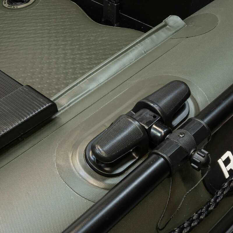 Barca Raptor 180 X - Wide Verde con suelo enrollable - Tienda Carpfishing