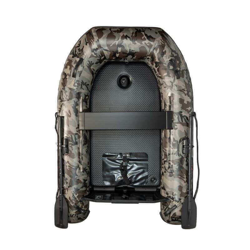 Barca Raptor 230 X - Wide Dark Camo con suelo de aluminio - Tienda Carpfishing