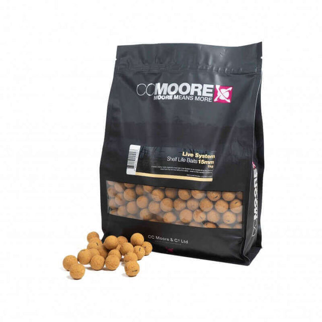 Boilies Ccmoore Live System 18 mm - Tienda Carpfishing