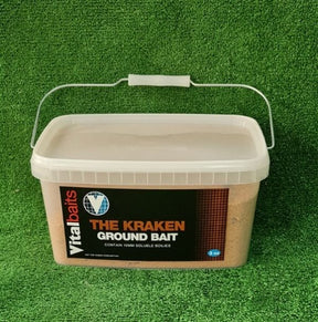 Cubo Ground Bait The Kraken Vitalbaits 3 kg - Tienda Carpfishing