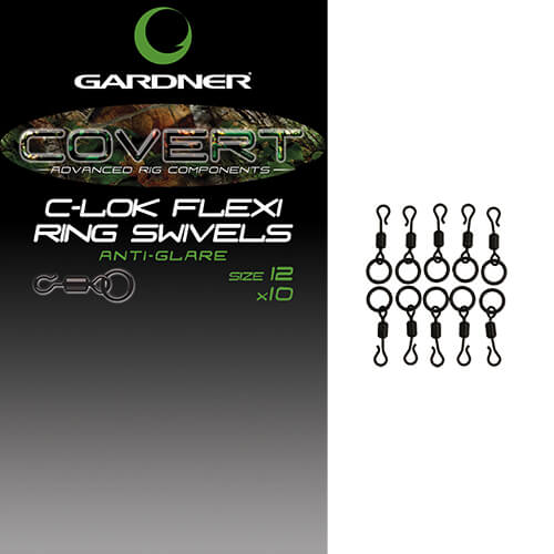 Enganche rápido con anilla Gardner C - Lok Flexi 12 - Tienda Carpfishing