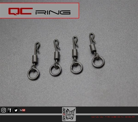 Enganche rápido con anilla Trybion Talla 7 - Tienda Carpfishing