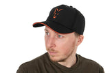Gorra Fox Baseball Negra - Naranja - Tienda Carpfishing