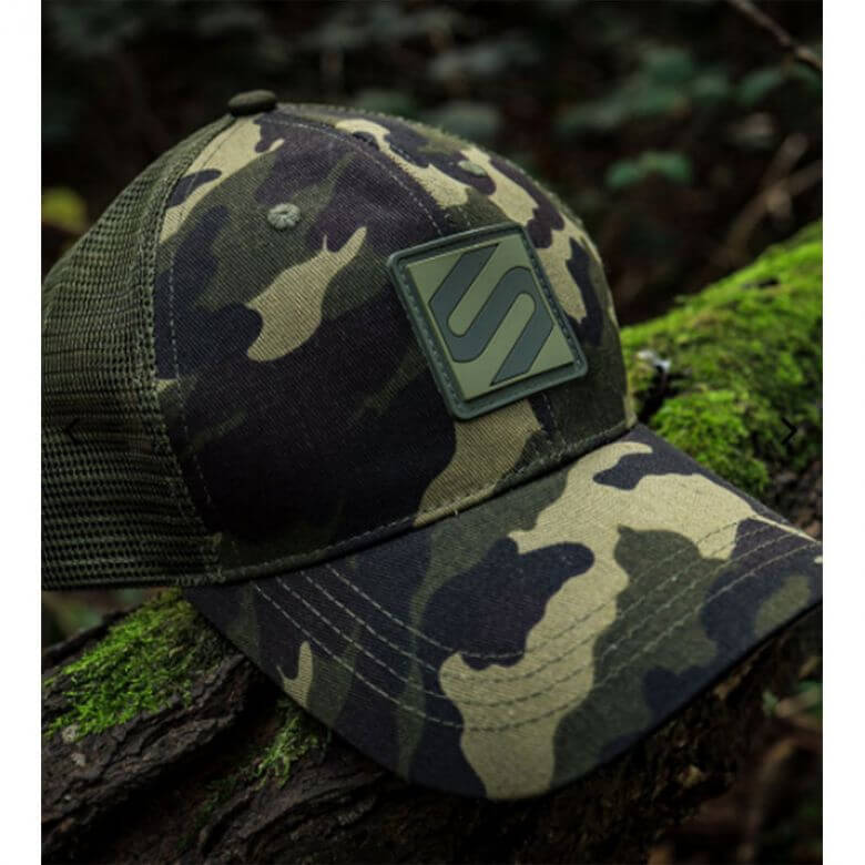 Gorra Sonik Trucker Camo Verde - Tienda Carpfishing