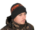Gorro Fox Collection Negro/Naranja - Tienda Carpfishing