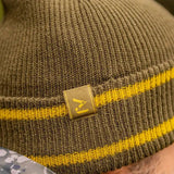 Gorro OMC Mustardo Bobble Verde - Tienda Carpfishing