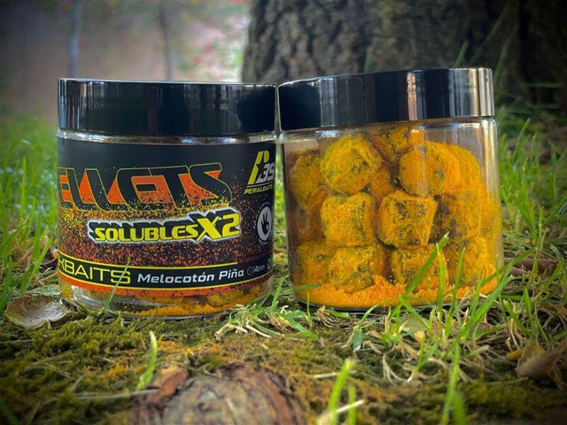 Hook Baits Pellets Peralbaits Melocotón - Piña 20 mm - Tienda Carpfishing