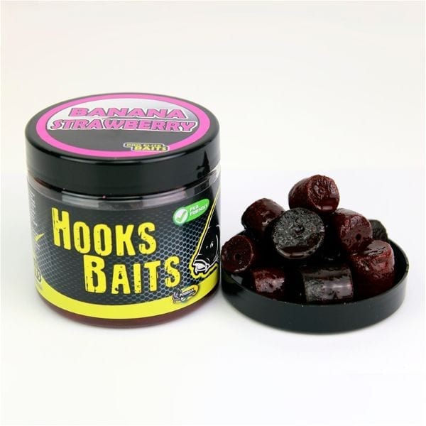 Hook Pellets con líquido Pro Elite Baits Banana Strawberry 14 - 20 mm - Tienda Carpfishing