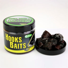 Hook Pellets con líquido Pro Elite Baits Red Krill Halibut 14 - 20 mm - Tienda Carpfishing