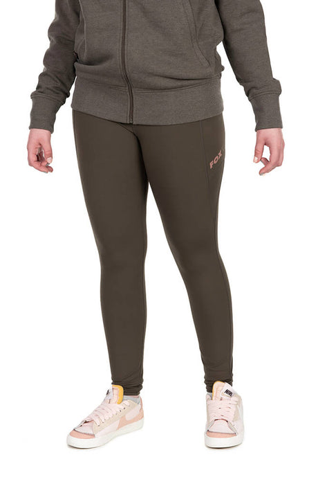 Leggins Mujer Fox WC Verdes - Tienda Carpfishing