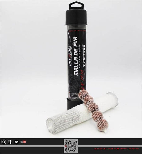 malla pva en tubo 25 mm trybion
