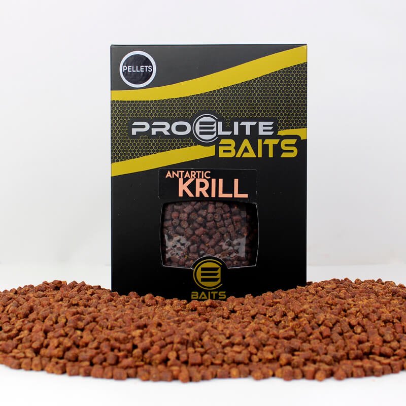 Pellets Pro Elite Baits Gold Antartic Krill 6 mm - Tienda Carpfishing