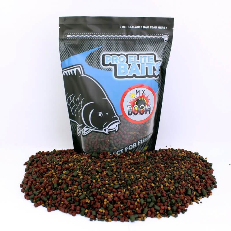 Pellets Pro Elite Baits Mix Boom 2 - 6 mm - Tienda Carpfishing