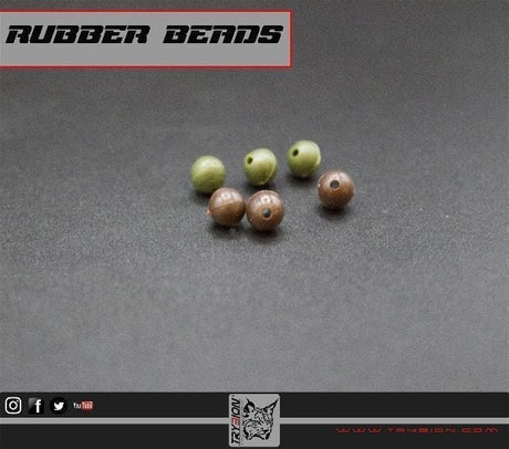 Perlas de silicona verde 6 mm Trybion - Tienda Carpfishing