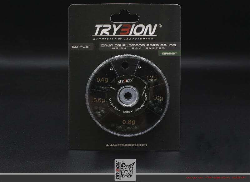 Plomos para bajos Trybion Verde - Tienda Carpfishing
