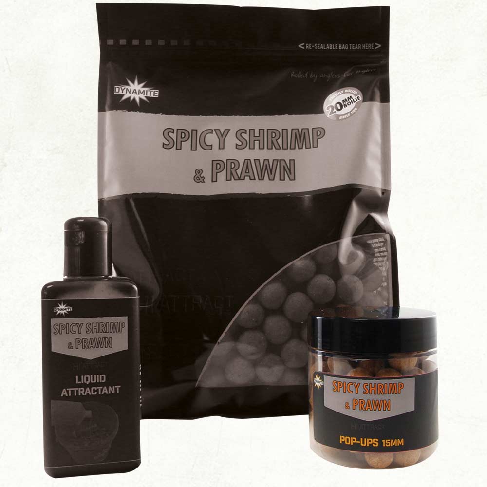Pop Ups Dynamite Baits Big Fish Spicy Shrimp y Prawn 15 mm - Tienda Carpfishing