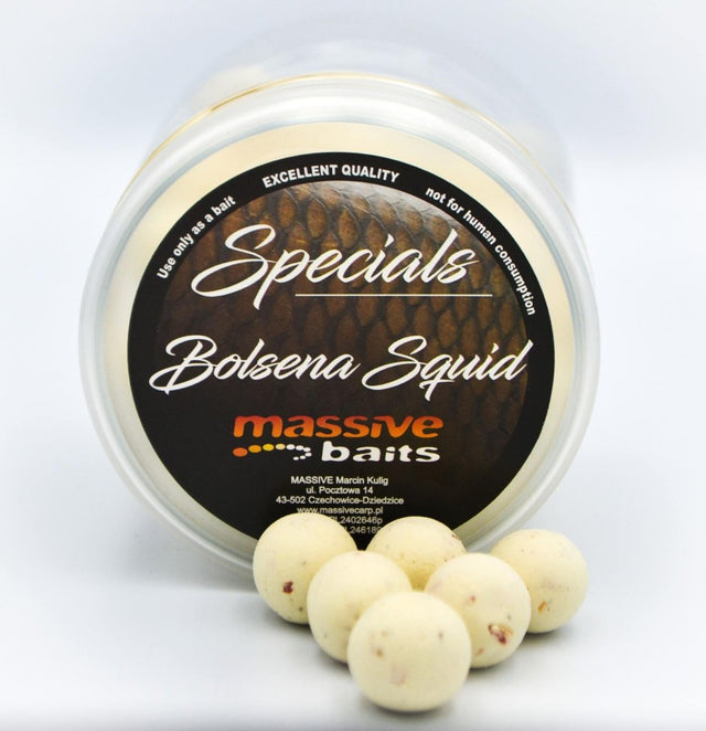 Pop ups Massive Baits Special Bolsena Squid 14 mm - Tienda Carpfishing