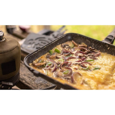 Sartén Ridge Monkey Pan - Griddle Connect Granite XXL - Tienda Carpfishing