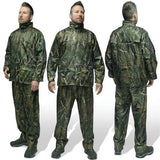 set impermeable camuflaje para lluvia