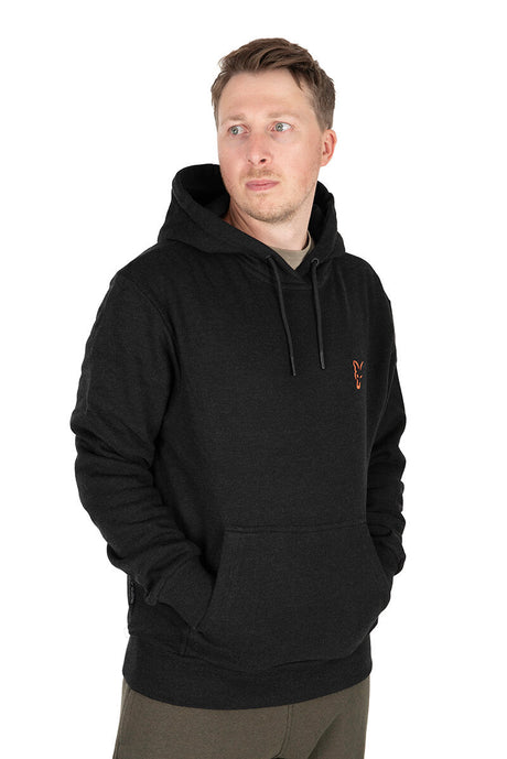 Sudadera Fox Collection Negra y Naranja - Tienda Carpfishing