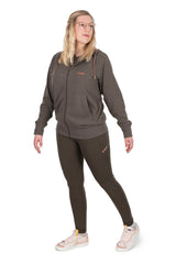 Sudadera Mujer Fox WC Zipped Verde - Tienda Carpfishing