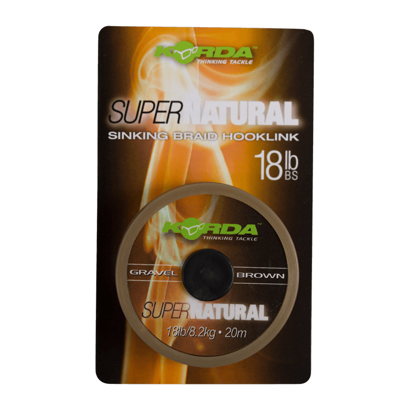 Trenzado Korda Super Natural Marrón 18 lb / 20 m - Tienda Carpfishing